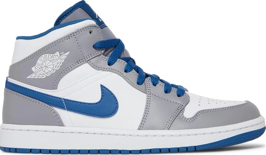 Air Jordan 1 Mid 'Cement True Blue' (702)