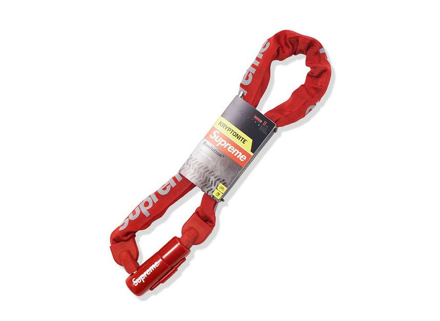 Supreme Kryptonite Integrated Chain Lock Red