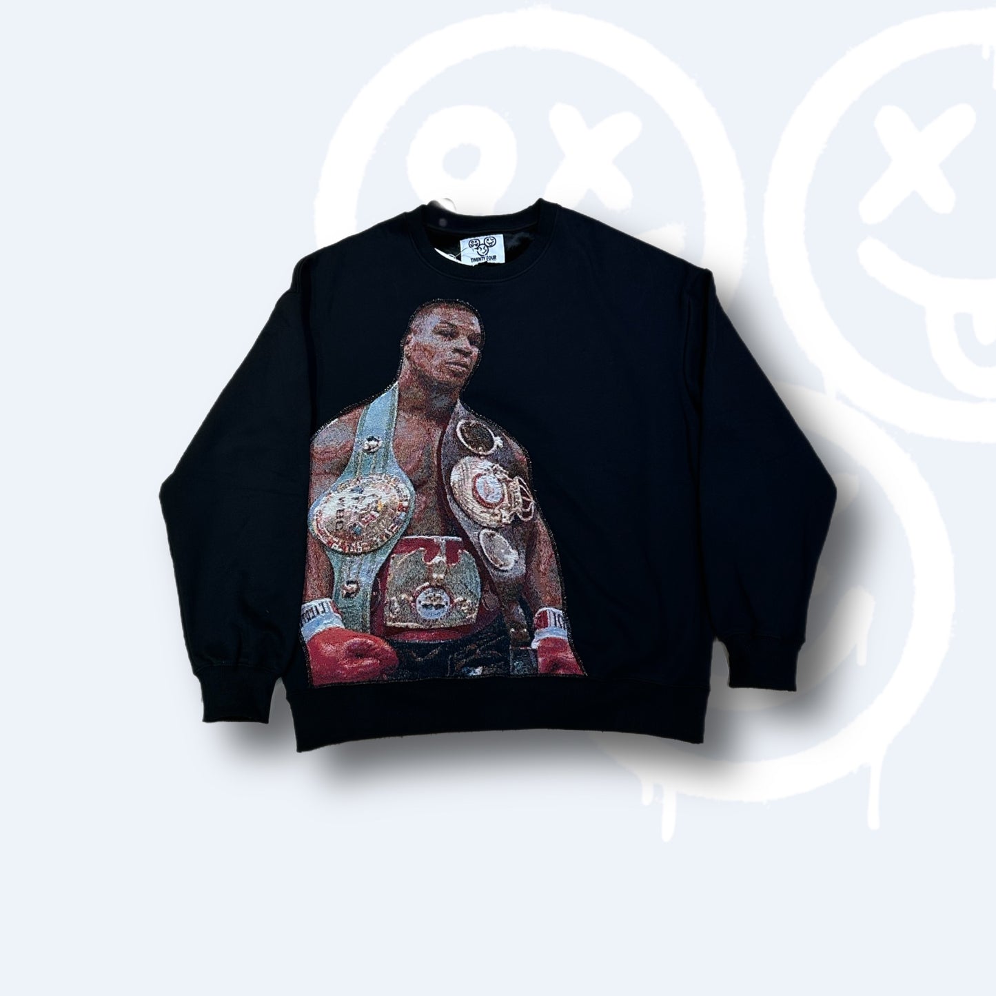 Twenty Four Mike Tyson Crewneck Tapestry