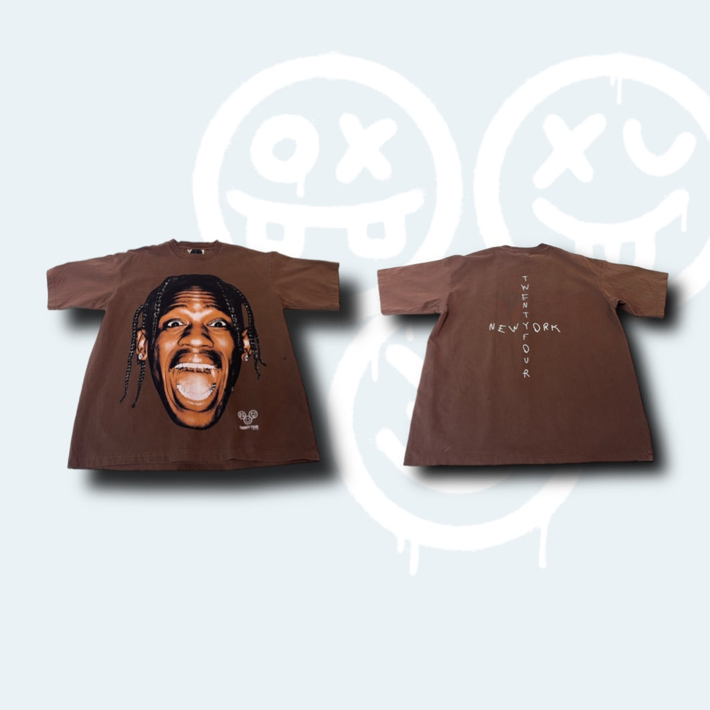 TRAVIS BIG FACE T-SHIRT