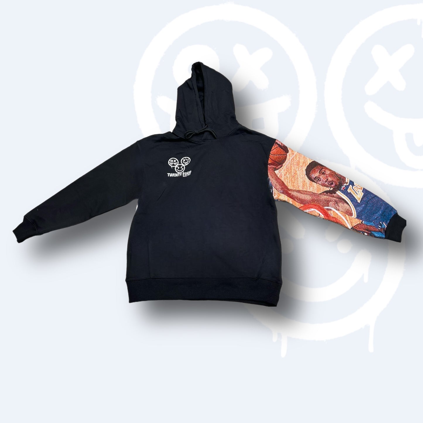 Twenty Four Dunk Sleeve Tapestry Hoodie