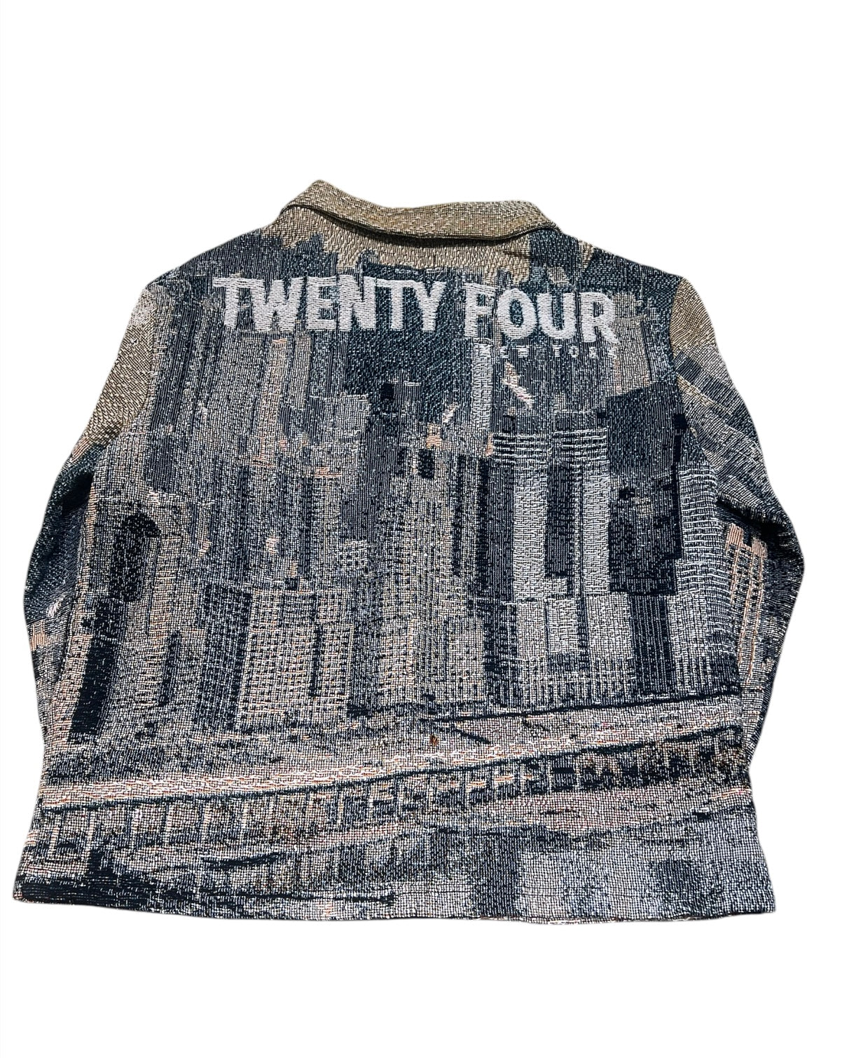 Twenty Four Skyline Tapestry Button Up