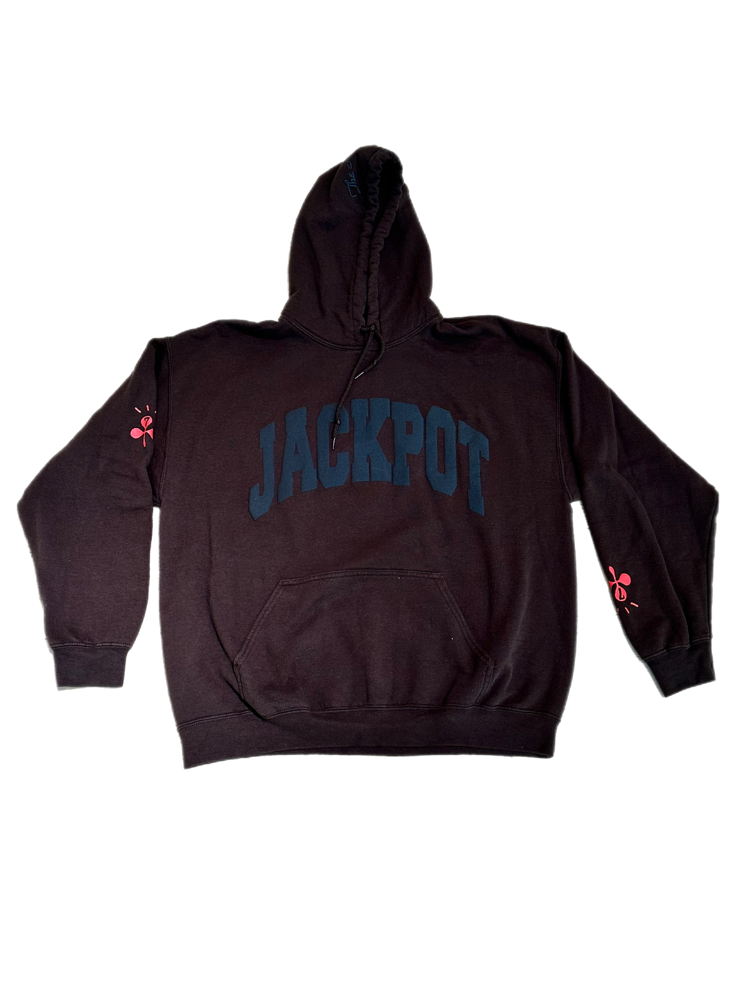 Travis Scott Las Vegas "Road to Utopia" 2022 Merch Jackpot Hoodie Brown