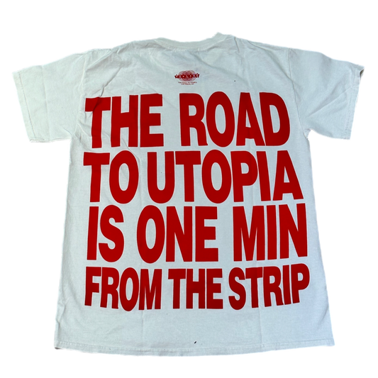 Travis Scott Las Vegas "Road to Utopia" 2022 Merch Always Bet on Jack Tee Black