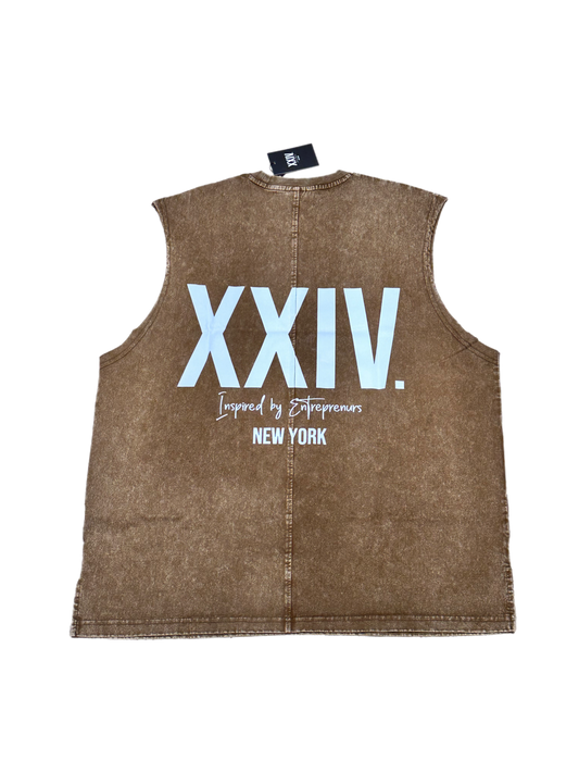 XXIV Washed Muscle Shirt