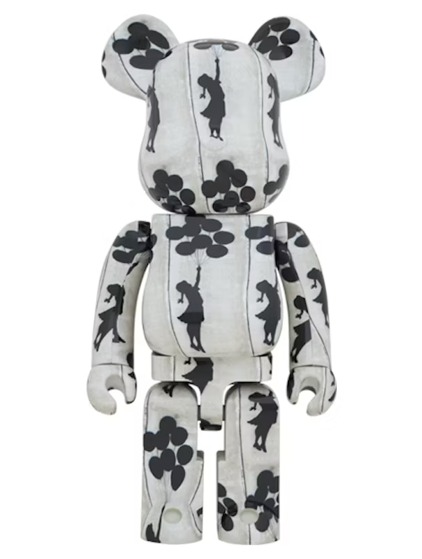 Bearbrick Flying Balloons Girl 1000%