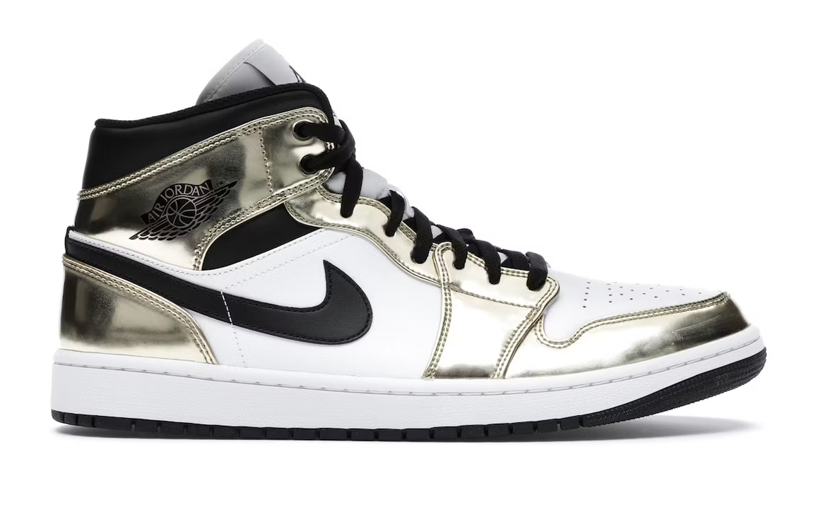 Jordan 1 Mid Metallic Gold (368)