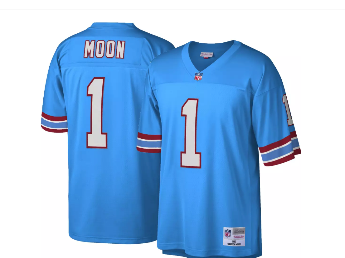 Houston Oilers Moon Jersey