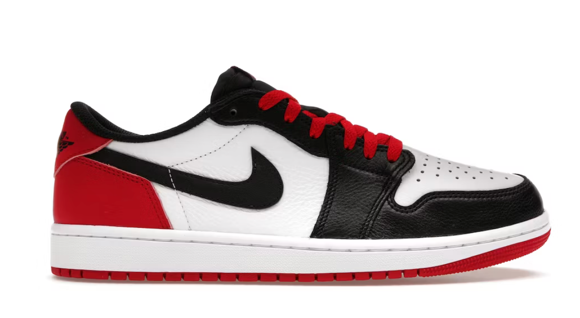 Jordan 1 Retro Low OG Black Toe (GS)