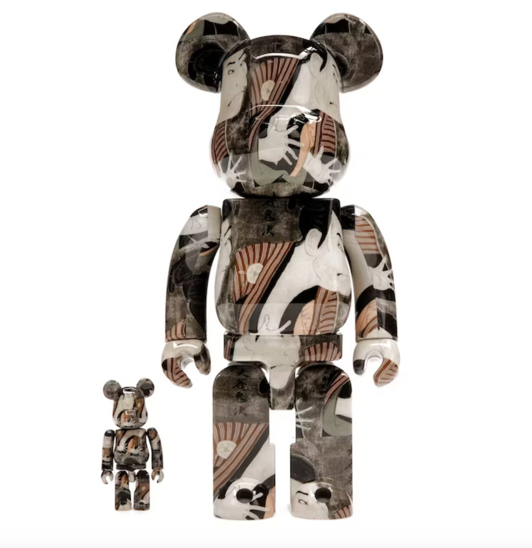 Bearbrick Sharaku Toshusai (Otani Oniji III as Yakko Edobei) 100% & 400% Set