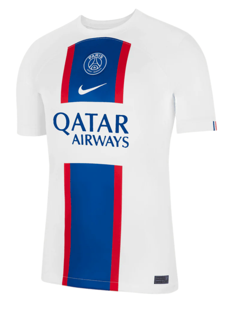 Paris White Soccer Jersey