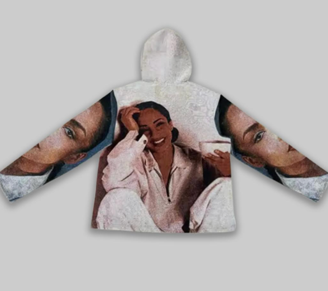 TwentyFour Sade Collage Tapestry Hoodie
