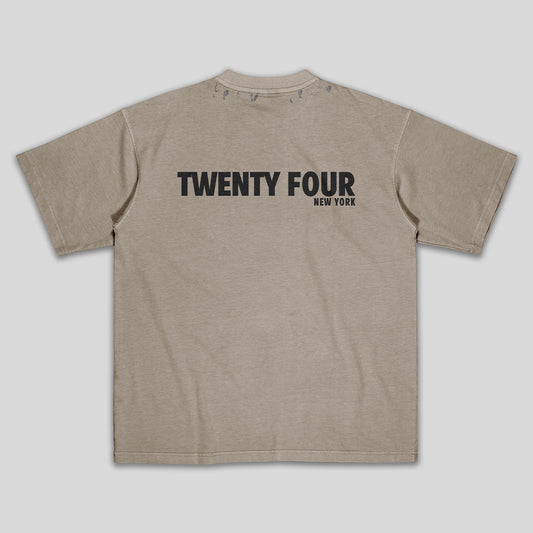 Twenty Four Distressed Classic Tee