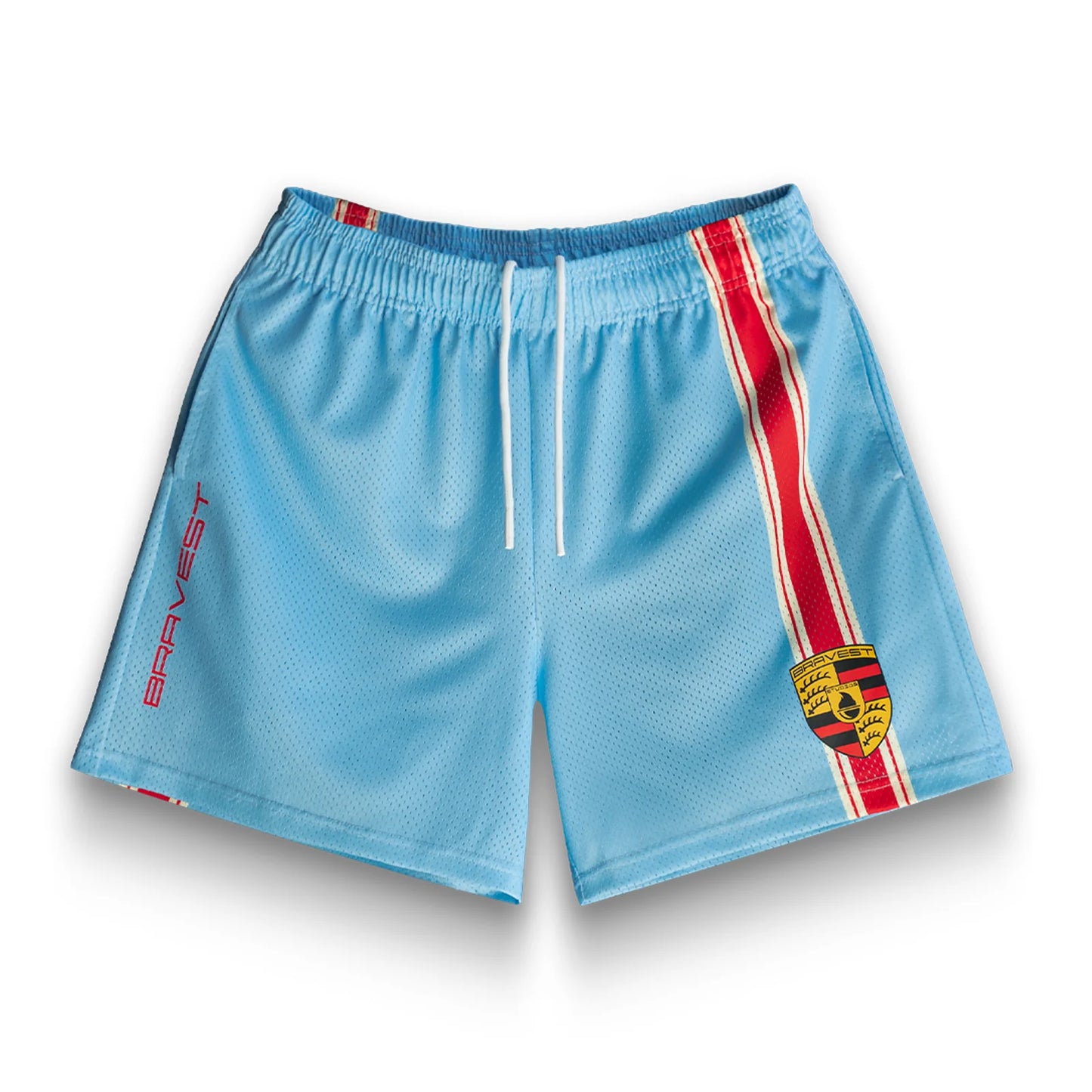 Bravest Studios Blue Racing Shorts