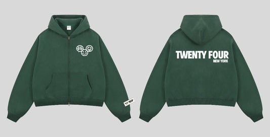Twenty Four Zip Up Hoodie