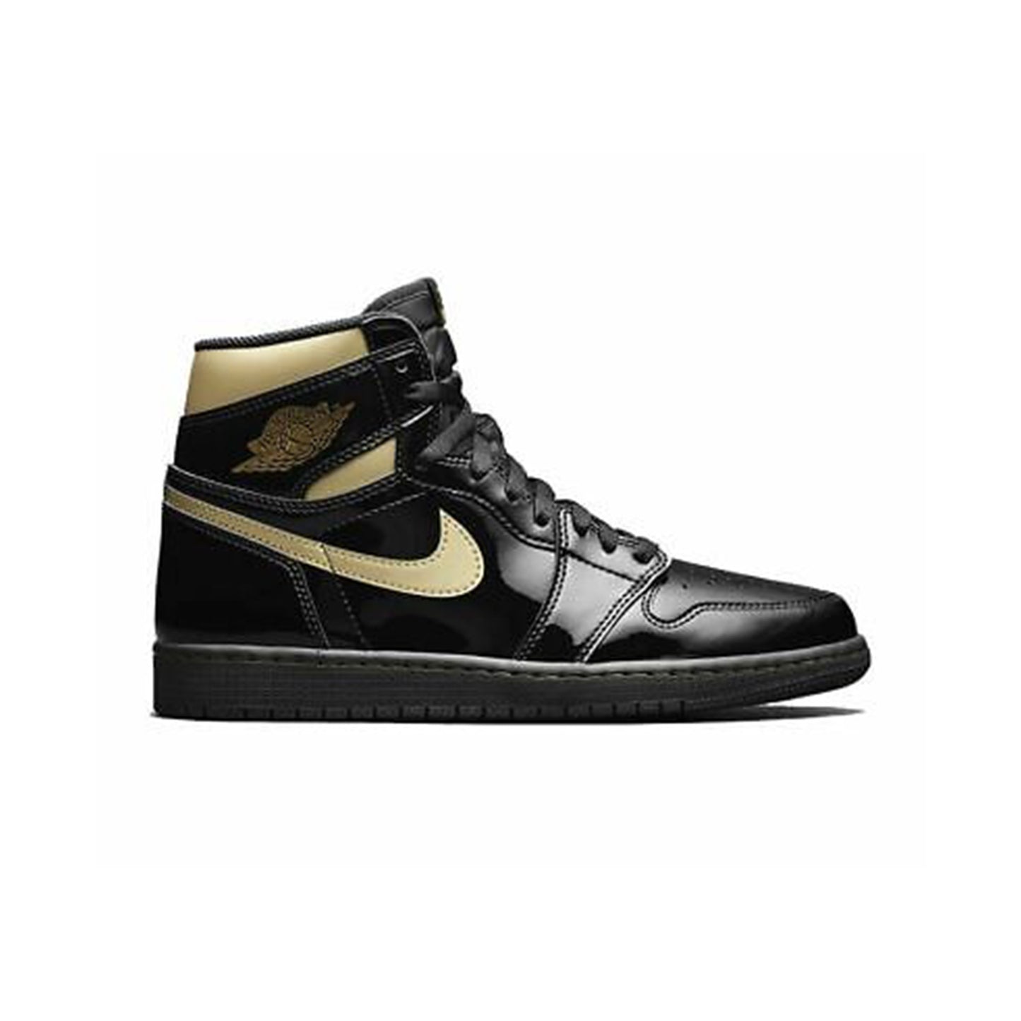 Jordan 1 Retro High Black Metallic Gold (550)