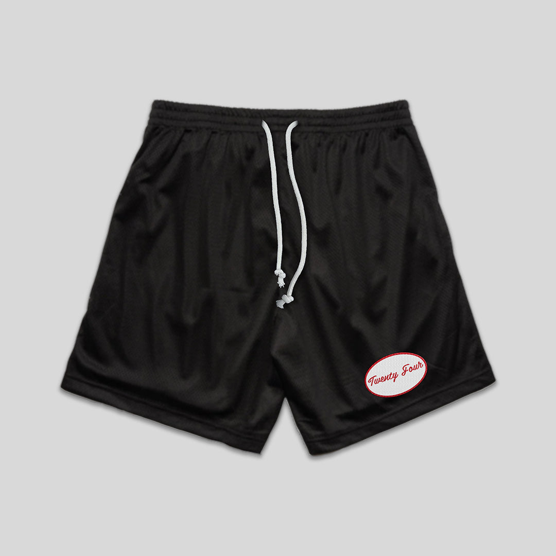 Twenty Four Nylon Embroidered 'Patch' Shorts