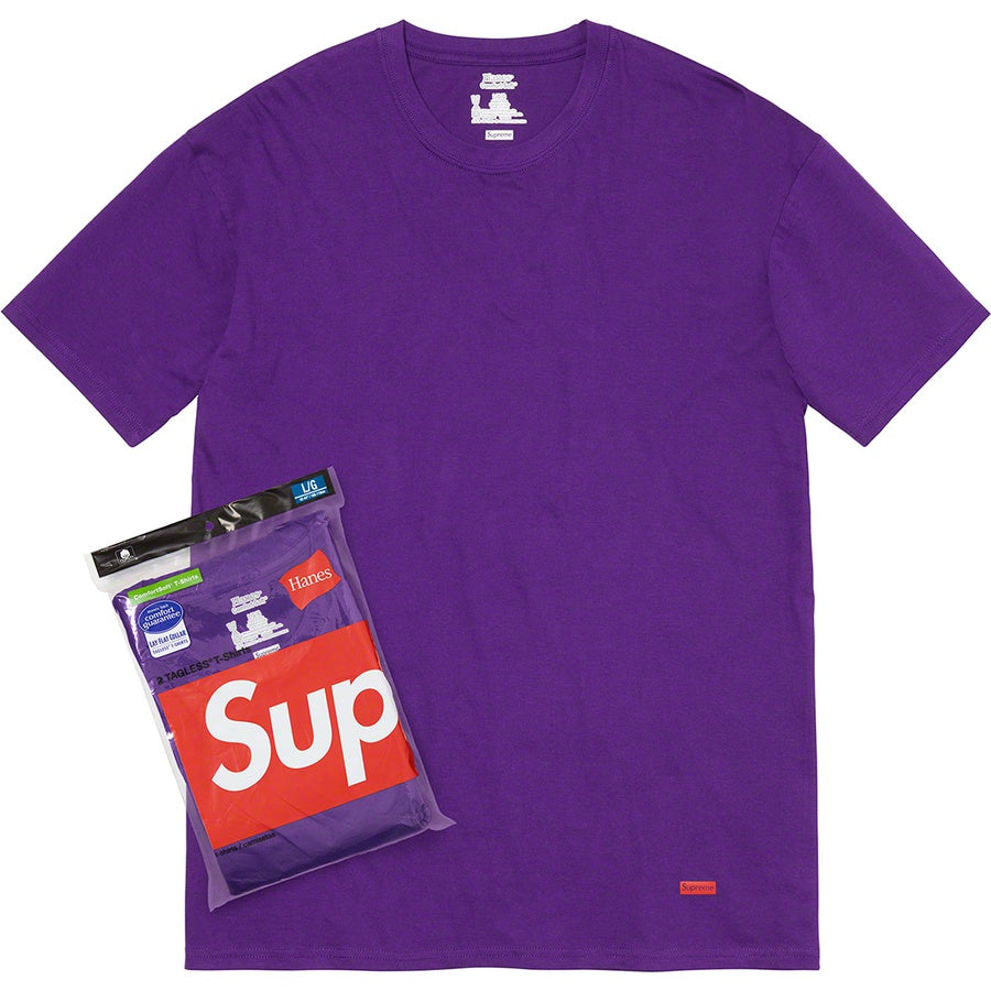 Supreme Hanes Tagless Tees 2 Pack
