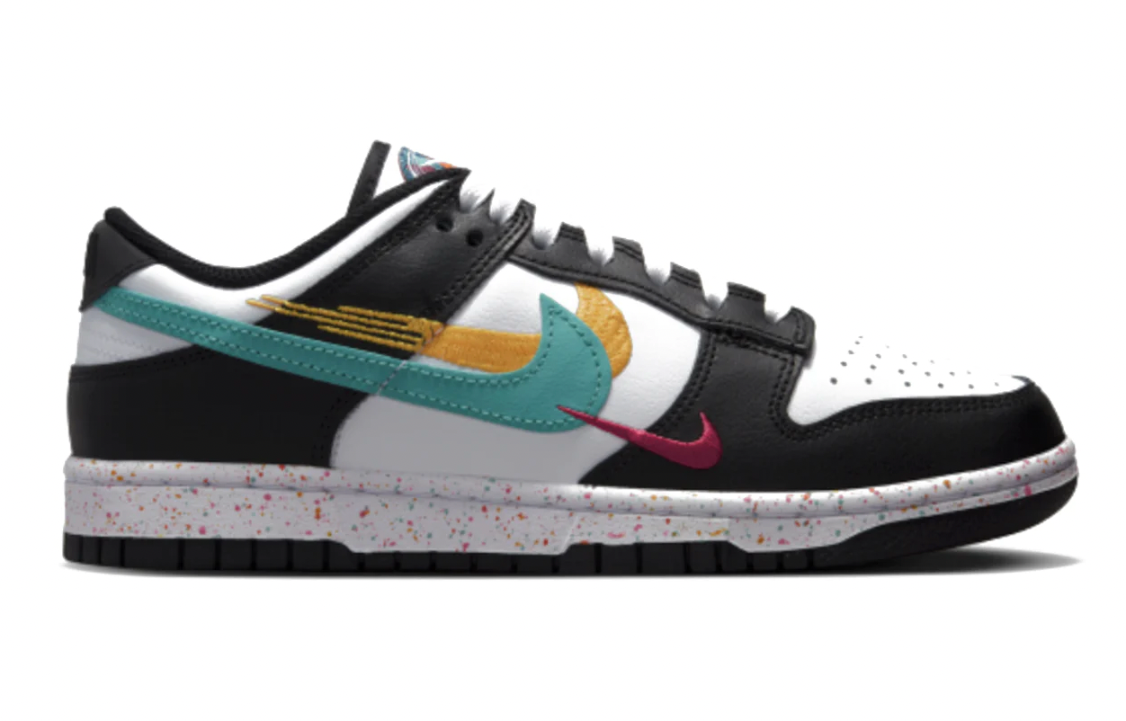 Nike Dunk Low Multiple Swooshes White Washed Teal (W) (281)