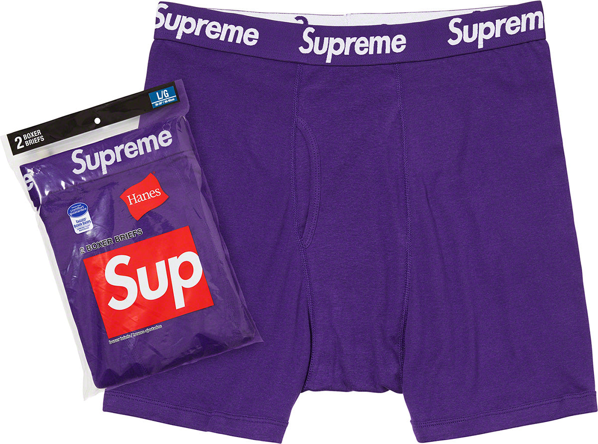 Supreme Hanes Boxer Briefs 2 Pack