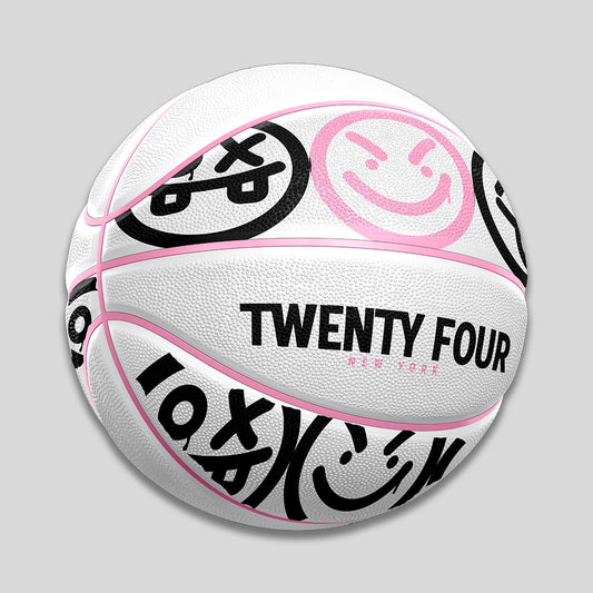 Twenty Four Basketballs