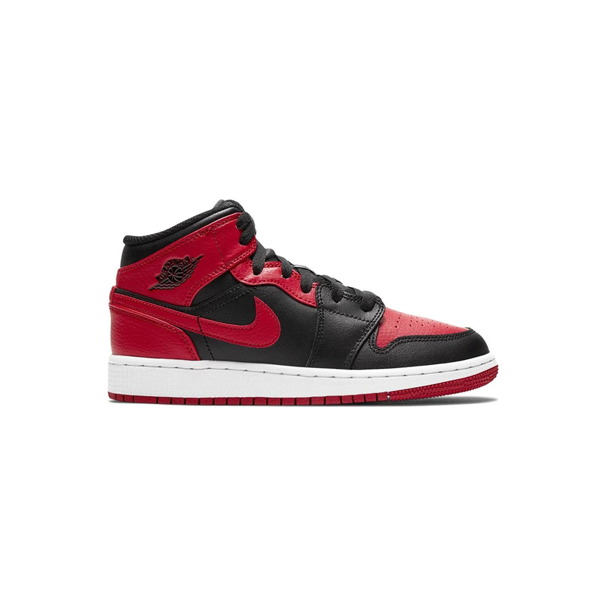Air jordan 1 Mid Banned Men\'s size 8 Air Jordan 1 Mid Banned 2020 | 554724-074 | Laced main image 4