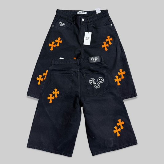 TwentyFour Black Denim Shorts