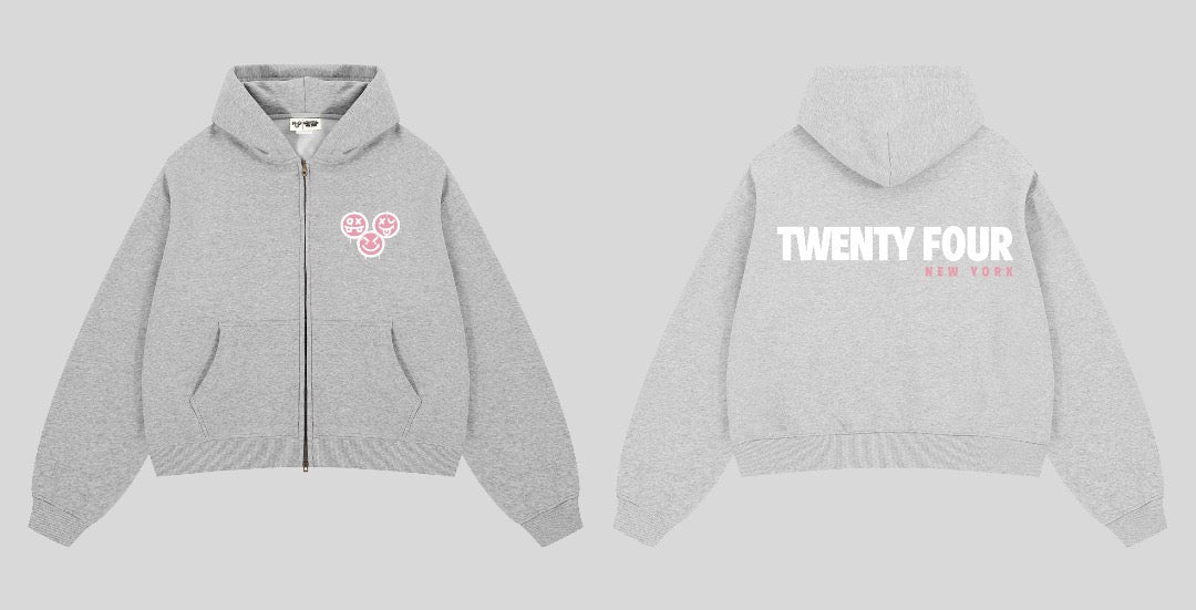Twenty Four Zip Up Hoodie