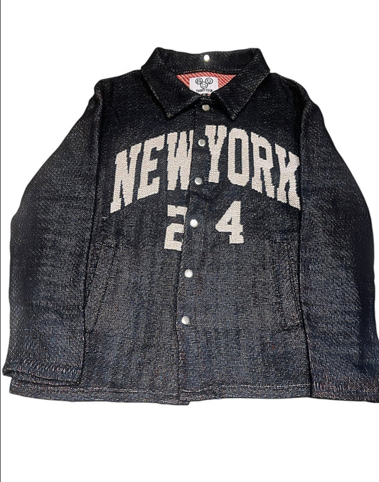 Jordan vs Ewing Tapestry Button Up