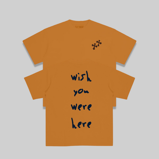 Distressed "Cross" logo T-Shirt