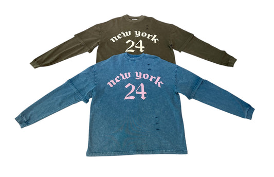 24 New York Double Layered Long Sleeve
