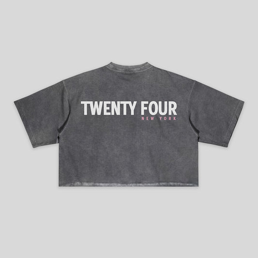 Twenty Four Woman's Crop Top Shirt