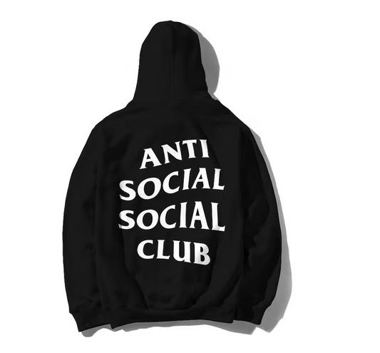 Anti Social Club Mind Games Hoodie Black