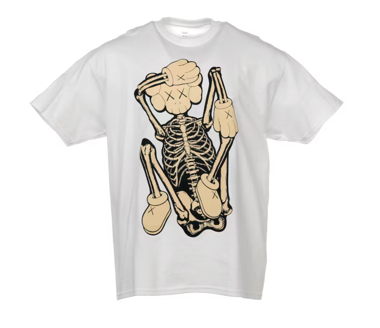 Kaws Skeleton New Fiction Tee Bone