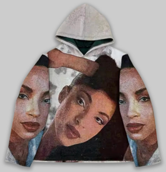 TwentyFour Sade Collage Tapestry Hoodie