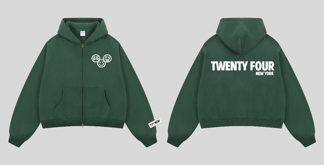 Twenty Four Zip Up Hoodie