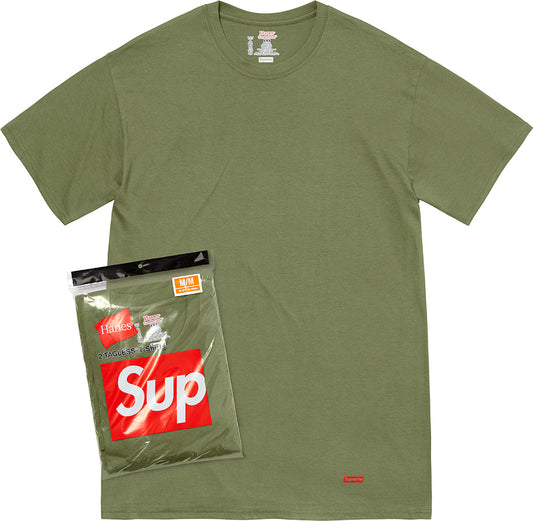 Supreme Hanes Tagless Tees 2 Pack